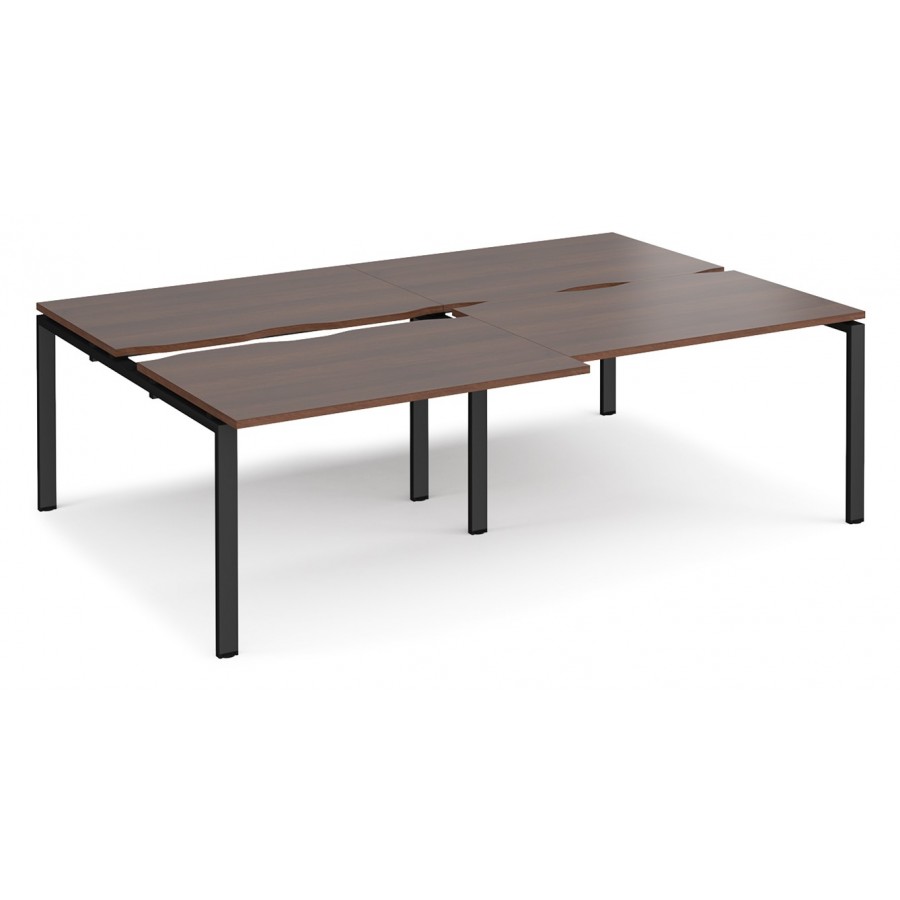 Adapt 1600mm Deep Sliding Top Double Back to Back Bench Desk